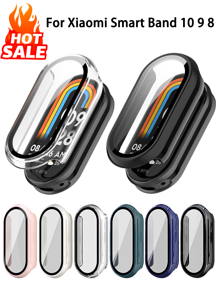 Smart Garden 9 - กระจกนิรภัย + PCสําหรับXiaomi Mi Band 10