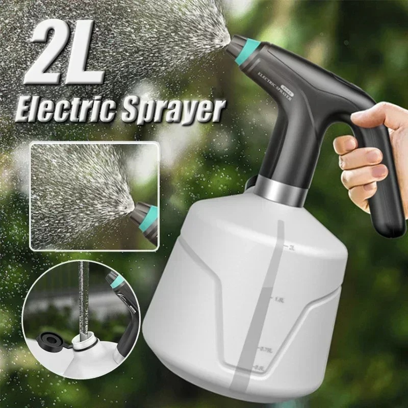 Smart Garden Watering Can - เครื่องพ่นน้ำไฟฟ้าอัจฉริยะ 2 ลิตร สำหรับการรดน้ำในสวน การเกษตร การฆ่าเชื้อ