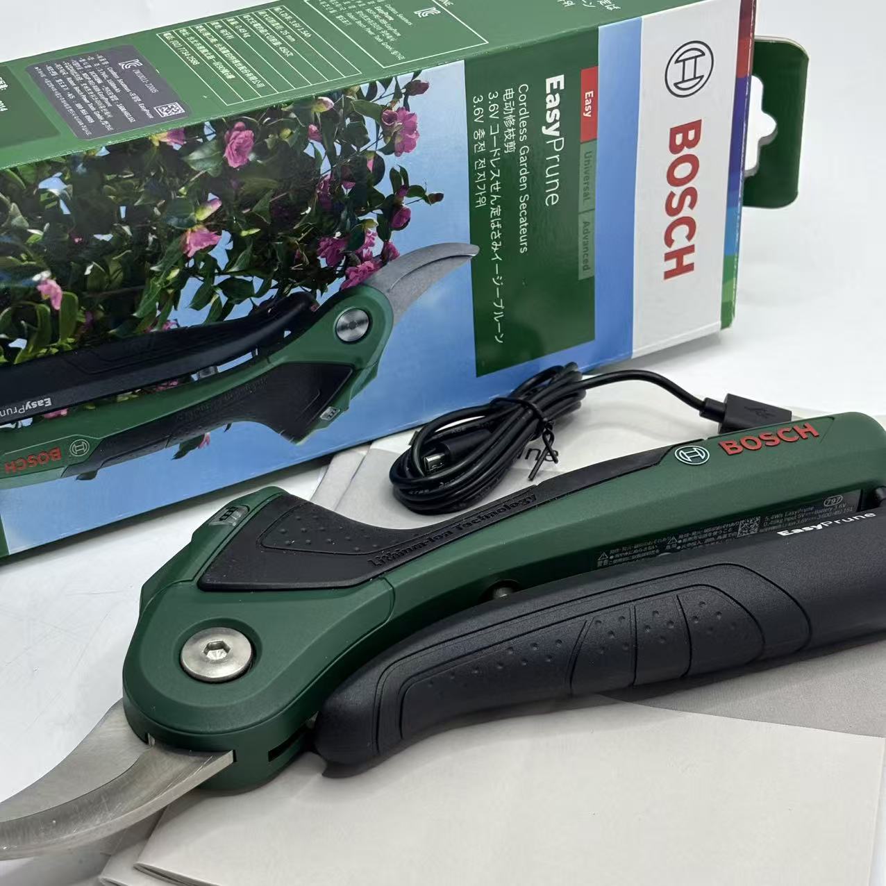กรรไกรตัดกิ่งไร้สาย Bosch 3.6V - Smart Garden Bosch บทวิจารณ์และราคา
