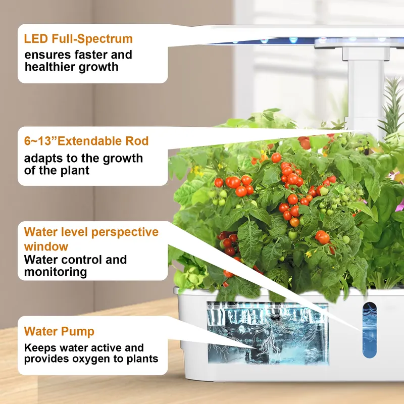 ระบบปลูกผักไฮโดรโพนิกส์ในร่ม I - Smart Garden Igs 61 บทวิจารณ์และราคา