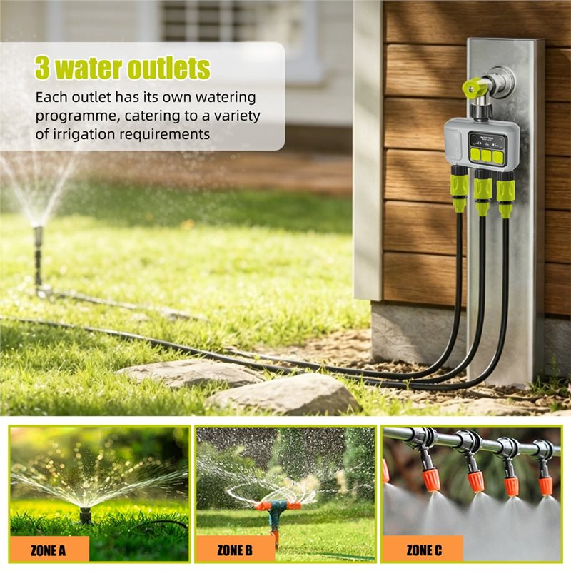 ABMH-Wifi สมาร์ทวอเตอร์ไทม์เมอ - Smart Garden Zone บทวิจารณ์และราคา